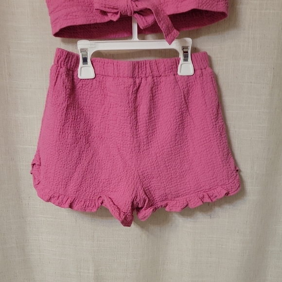 Paisley Lane Pink Textured Two-Piece Set - Picture 7 of 9